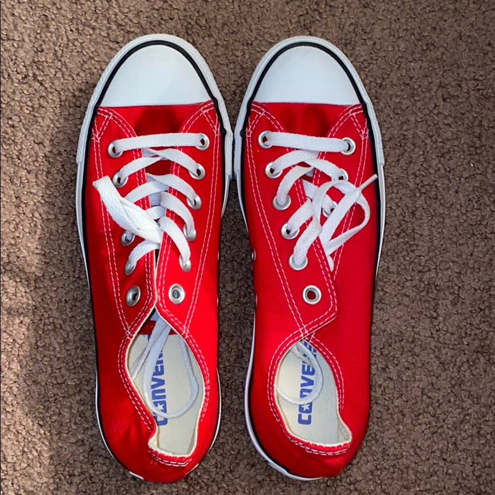 Red converse
